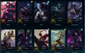 Conta League of Legends D2 (D1 - Mestre MMR) 81% Winrate