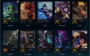 Conta League of Legends D2 (D1 - Mestre MMR) 81% Winrate