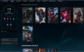 Conta de League OF Legends Lev:47 Champions:84 Skin:19