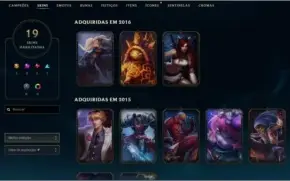 Conta de League OF Legends Lev:47 Champions:84 Skin:19