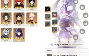 CONTA PREMIUM GENSHIN AR59 ⭐15 LENDÁRIOS⭐8 ARMAS 5⭐ E MAIS
