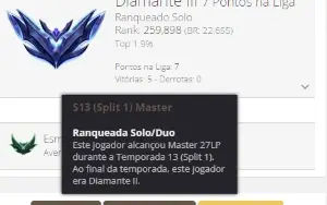 Conta Lol - Mmr Insano