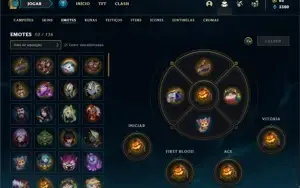 Conta bronze 1 com 77 Champs e 158 Skins + 1 Prestigio
