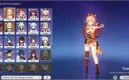 Conta otima Yoimiya Mona Jean arma T5 muito boa