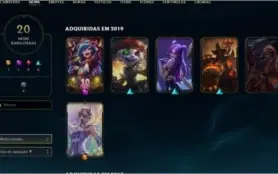 Conta League of Legends nv47 20 skins