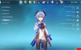 AR 51 GANYU + XIAO + KLEE + JEAN E ALOY