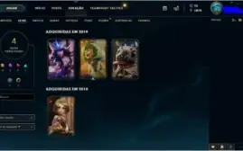 Conta De League Of Legends Gold 1