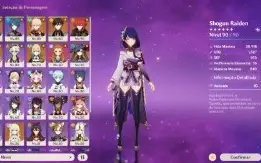 🔴AR 55 ⭐ Shogun Raiden, Kazuha, Zhongli + 20k de gemas ⭐🔴