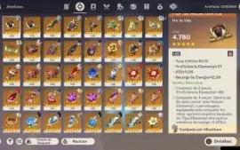 Conta R57, 14 personagens 5 estrelas, 890 horas de farm + um