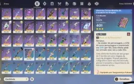 Conta R57, 14 personagens 5 estrelas, 890 horas de farm + um