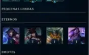 Conta lol 100 skins