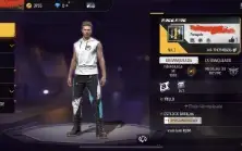 Conta de free fire com angelical azul