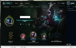 conta League Of Legends unranked- Platina1- S7