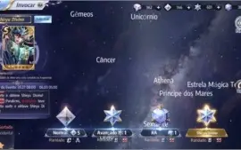 Conta Saint Seiya Awakening