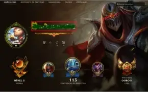 CONTA DE LEAGUE OF LEGENDS, OURO 2 MAIN MID LVL46