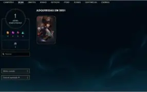 Conta LOL - GOLD 1 - LVL 43