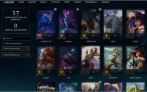 Conta LOL - GOLD 1 - LVL 43