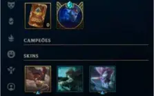 Conta LOL - GOLD 1 - LVL 43