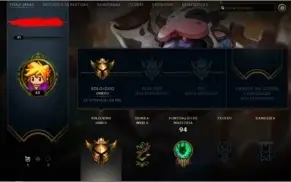 Conta League of Legends Ouro 1 barata