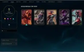 Conta League of Legends Ouro 1 barata