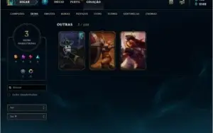 conta lol level 30 unranked