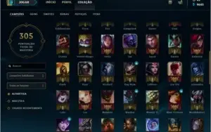 Conta League of Legends