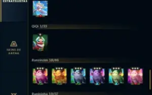 Conta PLATINA 1  - 1234 Skins - EX CHALLENGER