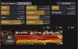 Conta Black Desert SA Striker 62 558 GS