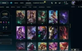Conta lol Diamante 4 ,100 Skins e 107 champs