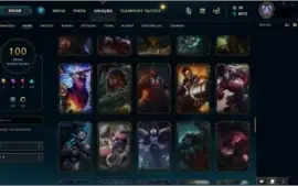 Conta lol Diamante 4 ,100 Skins e 107 champs
