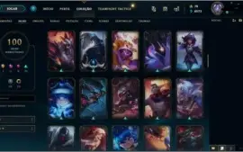 Conta lol Diamante 4 ,100 Skins e 107 champs