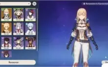 Genshin Impact Jean + Sayu C1 + Yanfei + Kujou Sara AR21
