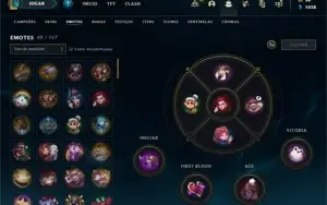 CONTA LEAGUE OF LEGENDS