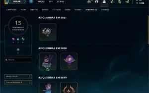 CONTA LEAGUE OF LEGENDS