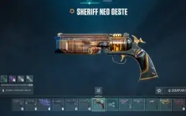 Conta de valorant com skins avaliada em 1500R$ por 1070R$