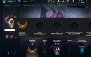 Ouro 1 com TODOS os champs e 234 Skins