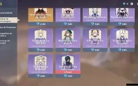 GENSHIN IMPACT - AR44 , 9T5, Venti, Yae miko, Ayaka, Shenhe