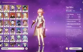 GENSHIN IMPACT - AR44 , 9T5, Venti, Yae miko, Ayaka, Shenhe