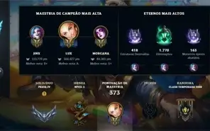 CONTA LOL, LVL 259, 279 SKINS ( 6 ULTIMATE 8 PRESTIGIO )