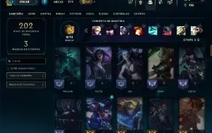 Unranked com 80 Champs e 31 Skins ( ADC / MID / JG )