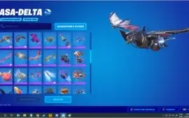 Conta Fortnite com 225 Skins (Passe Atual 100% Completo!!)