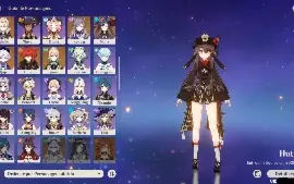 Conta genshin AR59 com vários Personagens T5 e armas T5.
