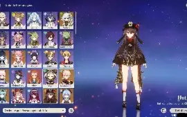 Conta genshin AR59 com vários Personagens T5 e armas T5.