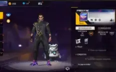 Conta de free Fire nível 8 com alok com a mochila do baralho