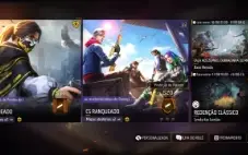 Conta de free Fire nível 8 com alok com a mochila do baralho