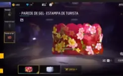 Conta de free Fire nível 8 com alok com a mochila do baralho