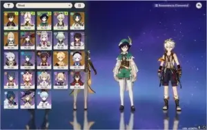 Genshin Venti, Zhongli, Xiao, Jean, Qiqi, Mona, Tumulo, AR55