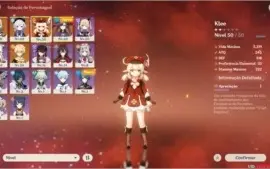 Genshin Impact - Jean + Klee + 2xQiqi + Mona AR35