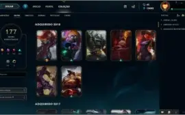 Conta LoL Platina 2 + 177 Skins
