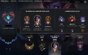 Conta LOL| 200+ Skins | Único Dono | Ouro II